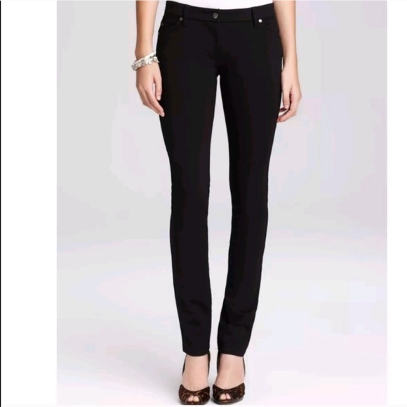 Eileen Fisher Denim - Eileen Fisher Black Ponte Skinny Legging Pant Sz 8